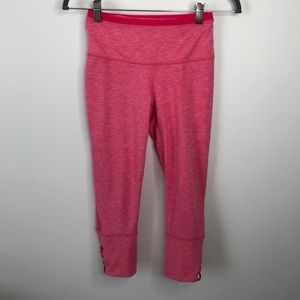 Prana Tori Capri Medium XS Pink Pants Legging Crop